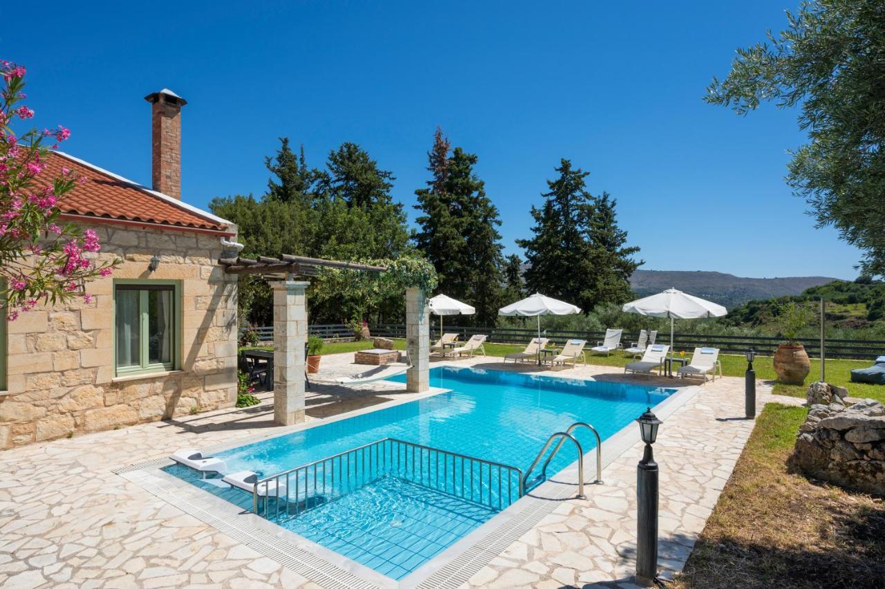 Boutique Villa Petra Amanda Heated Pool Optional Fílippos Dış mekan fotoğraf
