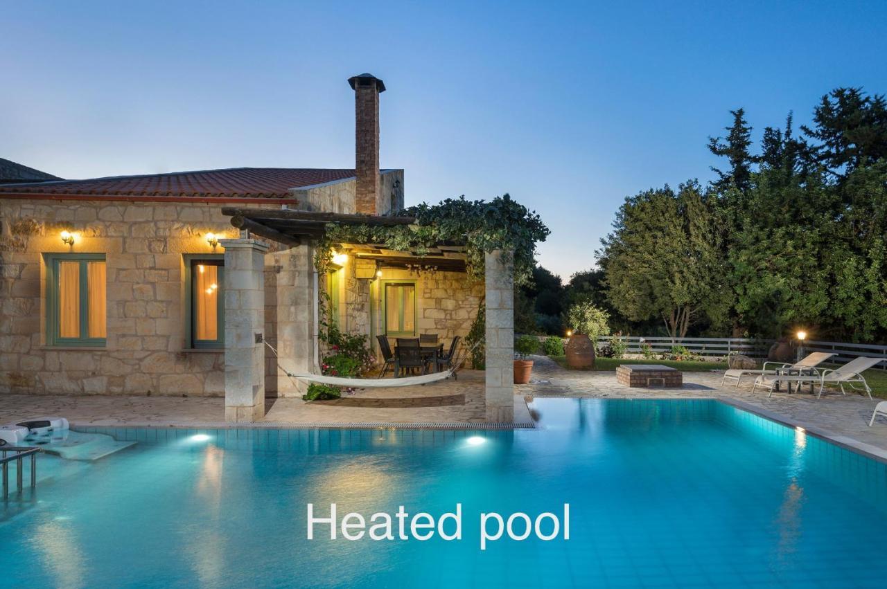 Boutique Villa Petra Amanda Heated Pool Optional Fílippos Dış mekan fotoğraf